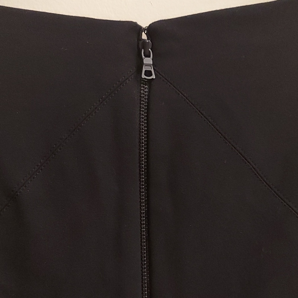 ALICE + OLIVIA Employed Black Fit and Flare Long Sleeve Bateau Neckline Dress … - Picture 6 of 11